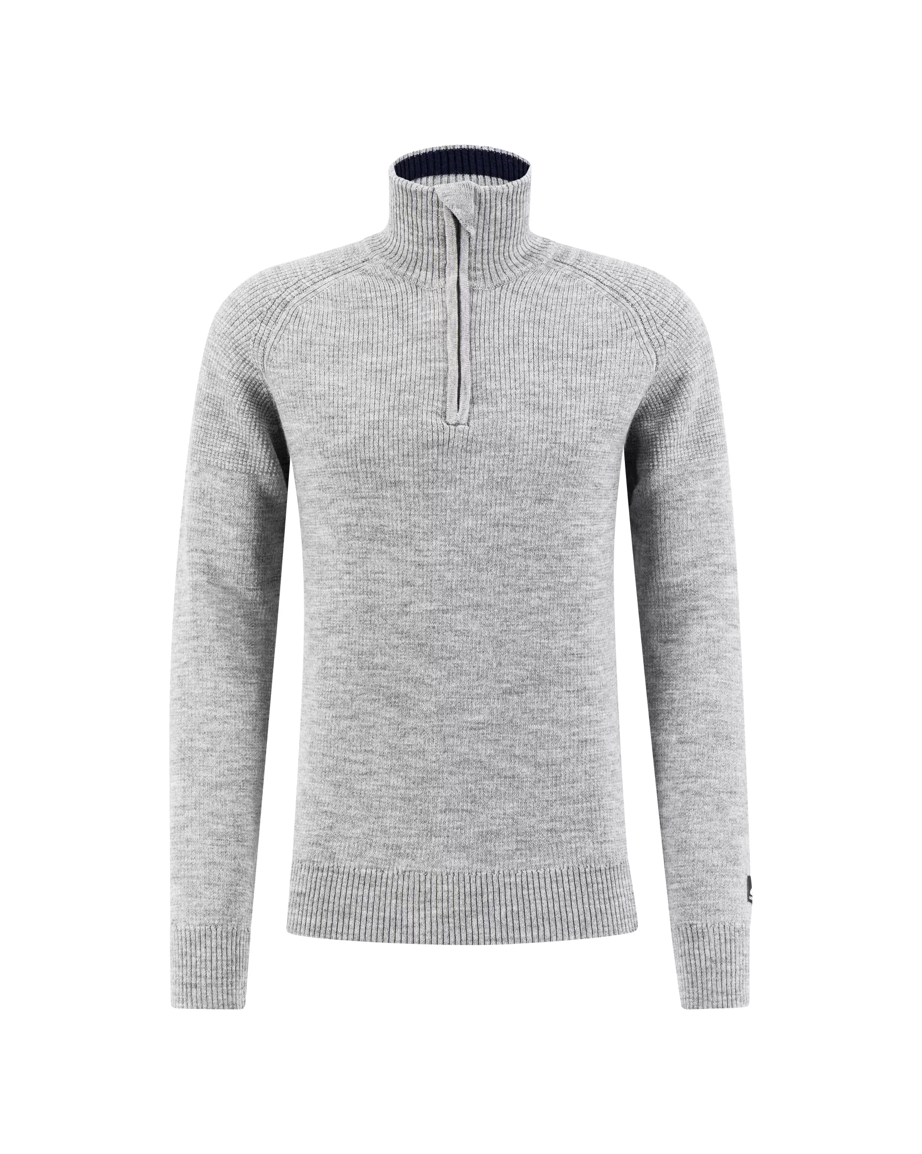 Ullstrikk*Ulvang Eio Half Zip Ullgenser Grey Melange